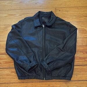 Coach men's leather jacket